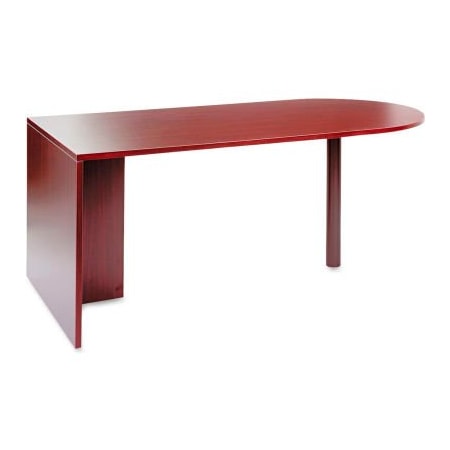 Alera Alera D-Top Desk Peninsula - 72"W x 36"D x 29-1/2"H - Mahogany - Valencia Series ALEVA277236MY